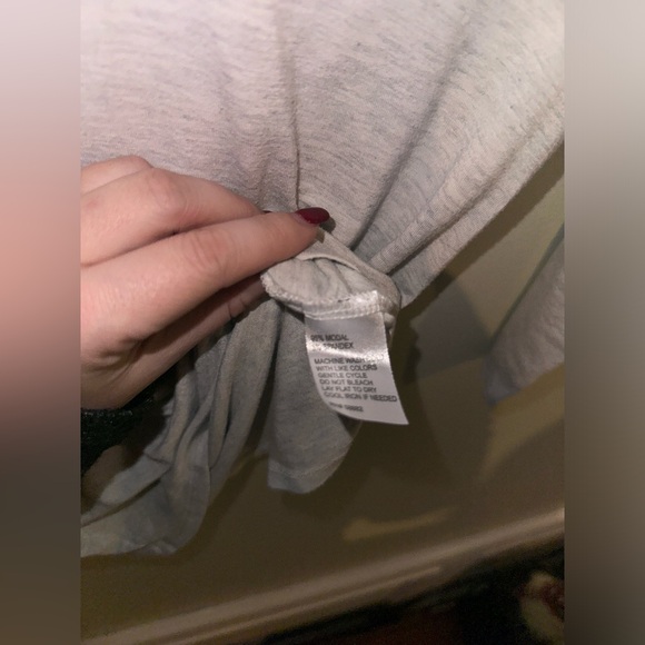 Max Studio 3/4 Sleeve Sweater V Neck Gray Size Small - Picture 5 of 6